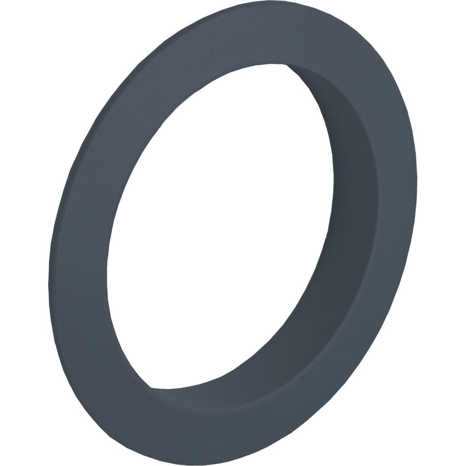 Junie, Möbelausstattung, Push-Lock Zylinderrosette rund, Kunststoff anthrazitgrau (10 Stk.)