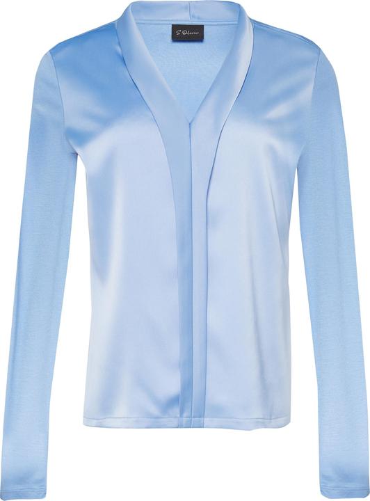 Immagine prodotto s.Oliver T-Shirt Satin-Blusenshirt mit Blende (44)
