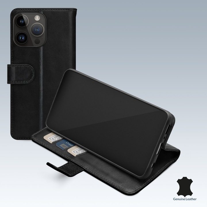 Produktbild Mobilize Portemonnaie aus Leder (Apple iPhone 14 Pro Max)