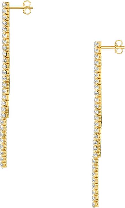Immagine prodotto Glanzstücke München Donna argento con zirconi in oro giallo - 34426 (Argento)