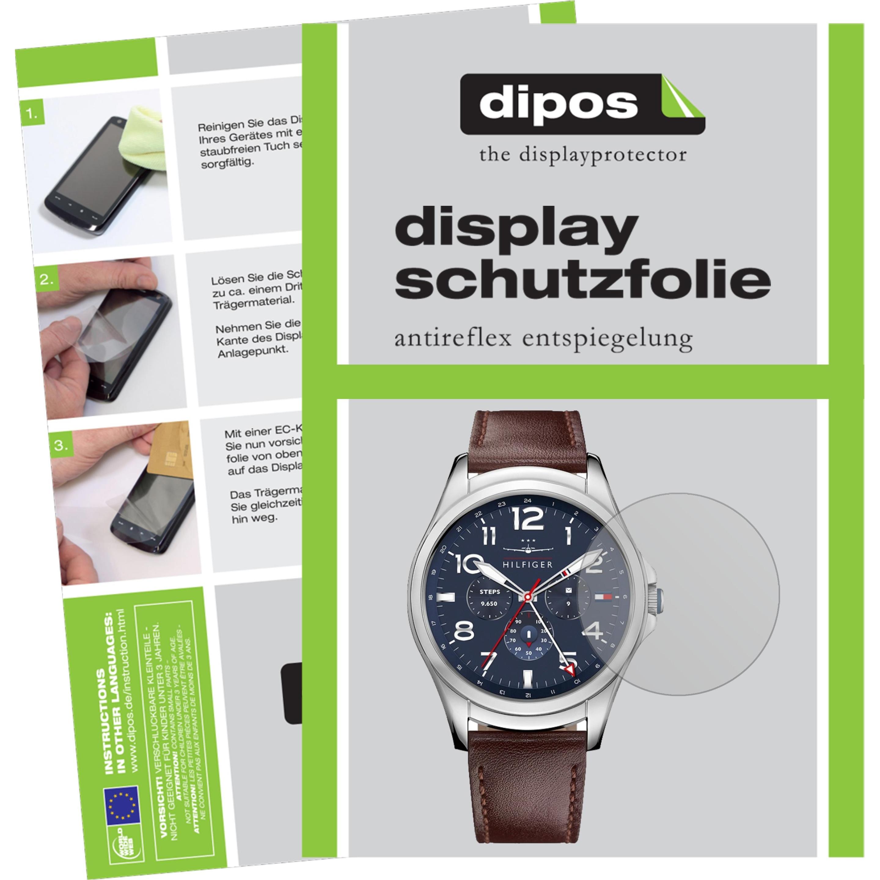 Dipos Displayschutzfolie Antireflex, Smartwatch Schutzfolie, Transparent