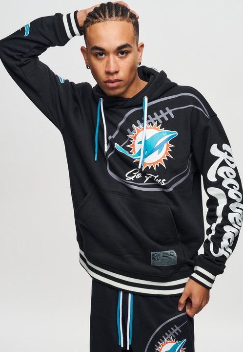 Produktbild Recovered Re:covered Fleece Hoody - PATCHES Miami Dolphins - XXL (XXL)