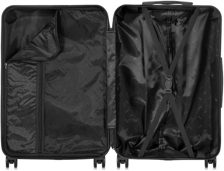 Actual product image Ochnik Hard Shell Spinner Suitcase with Smooth Rolling Wheels and Telescopic Handle