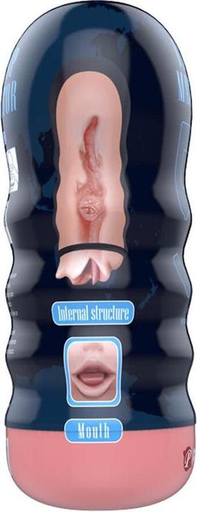 gleitgel auf wasserbasis bei dm Clear Shot Pussy & Mund Masturbator von PRIVATE main image 1
