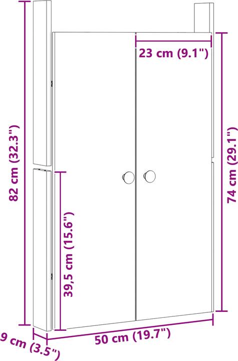 Produktbild vidaXL Küchentür