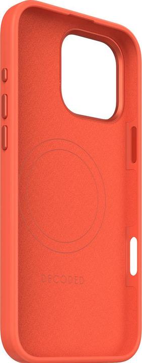 Produktbild Decoded AntiMicrobial Silicone Stacks Backcover with MagSafe for iPhone 16 Pro Max - Orange (Apple iPhone 16 Pro Max)