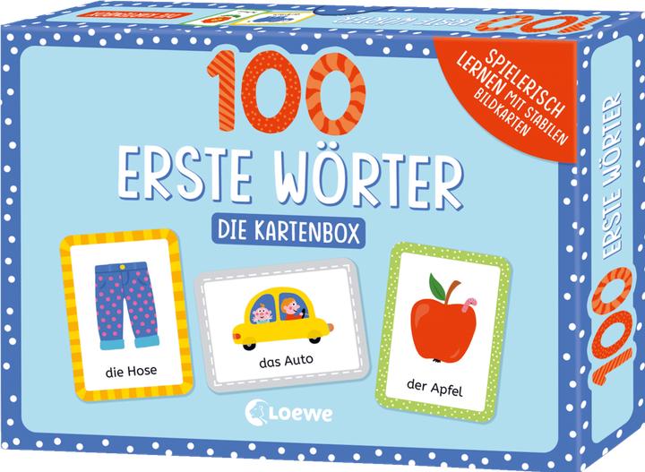 Loewe 100 erste Wörter - Die Kartenbox (Deutsch, Loewe Von Anfang An, Nastja Holtfreter, 2023)