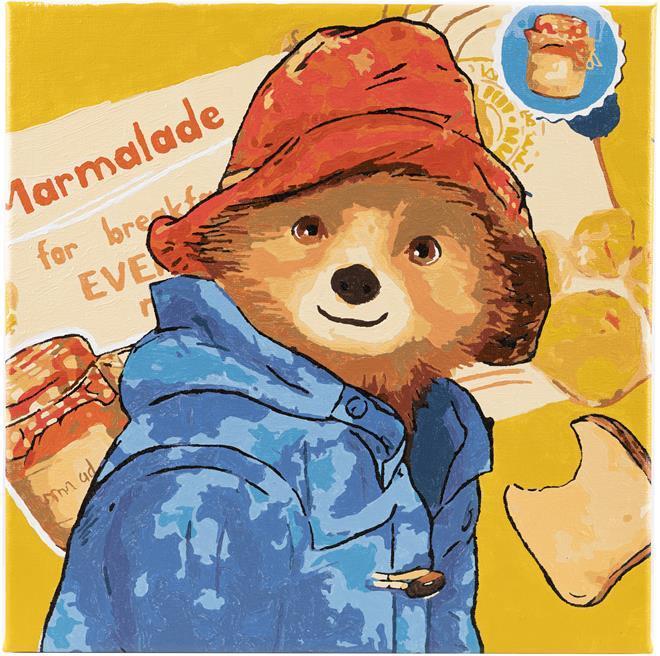 Craft Buddy Breakfast Time, 30x30cm Paint By Numbers Kit - Paddington