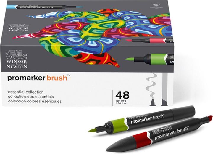 Actual product image Winsor & Newton BrushMarker (48 x)