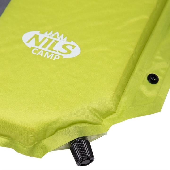 Actual product image Nils Camp Self-inflating mattress with cushion NC4349, green-gray