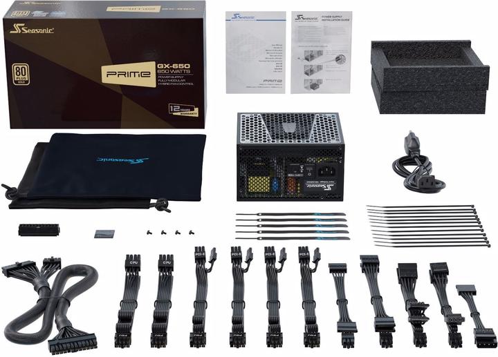 Actual product image Seasonic Prime GX (650 W)