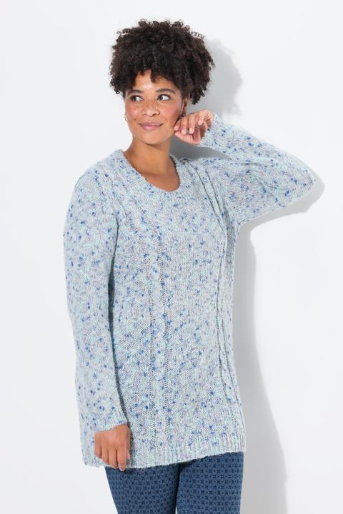 Actual product image Janet & Joyce Pullover, Classic Fit, Noppengarn, Zopfmuster (50, 52)