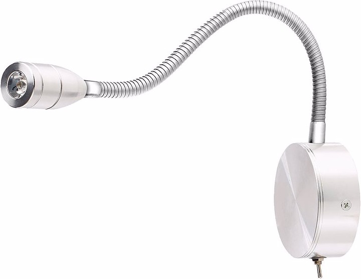 Produktbild Lunartec 2er Pack LED-Bett- & Lese-Leuchte mit Schwanenhals zur Wandmontage