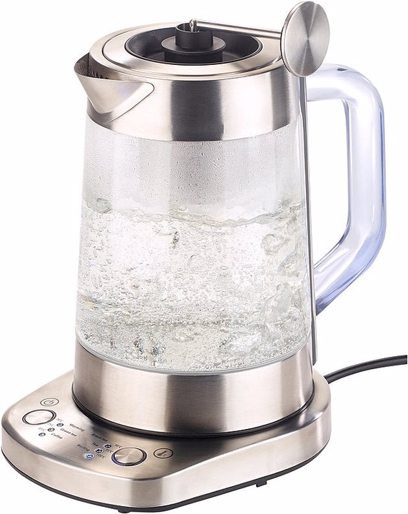 Produktbild Rosenstein & Söhne 2in1-Wasserkocher & Teebereiter mit Senk-Sieb (1.50 l)