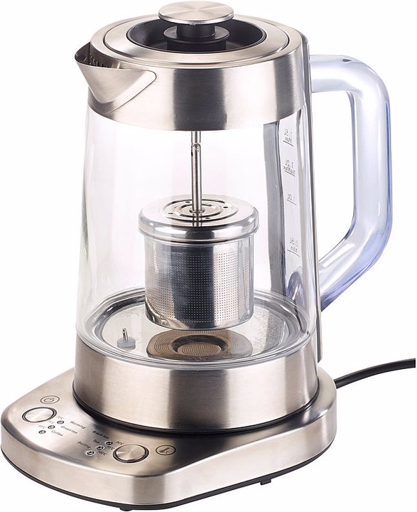 Rosenstein & Söhne 2in1 Water Boiler & Tea Maker with Sink Strainer (1.50 l)