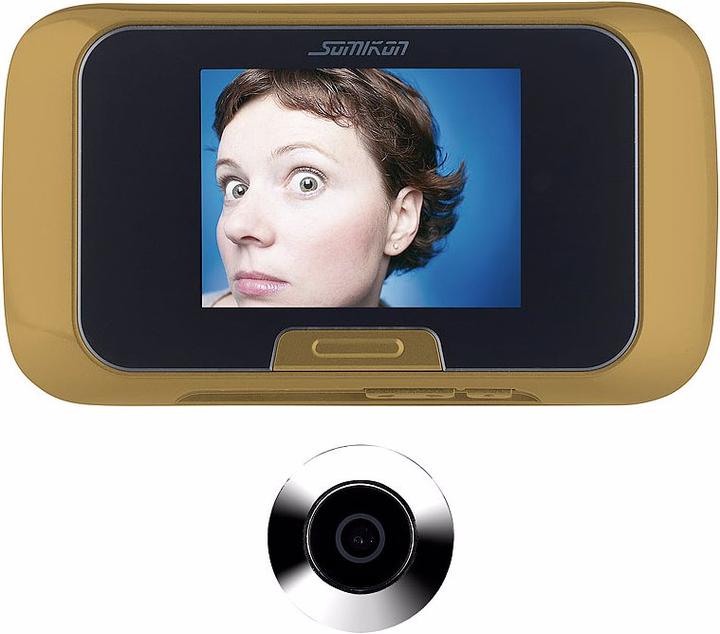 Somikon Digitale Türspion-Kamera mit manueller Foto- und Videoaufnahme