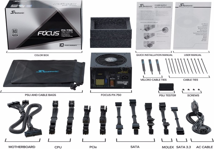 Produktbild Seasonic Focus PX (750 W)