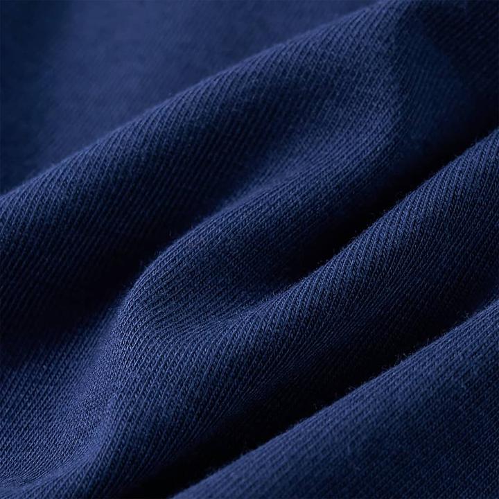 Produktbild vidaXL Kinder-Langarmshirt Marineblau 140,Material: 95 % Baumwolle (140)