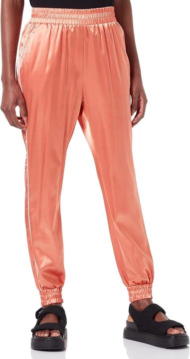 Love Moschino Jogginghose in Stretch-Satin mit Logo-Bubble-Stickerei (M)