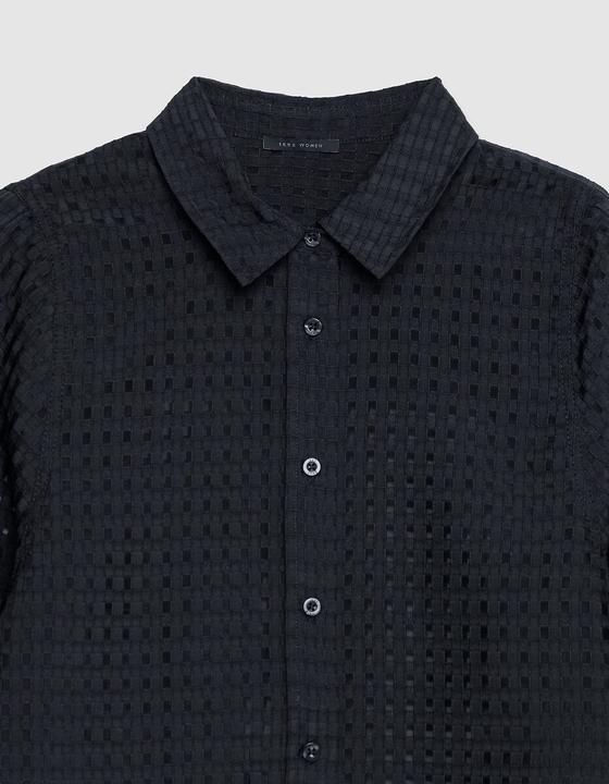 Actual product image Ikks Spitzenhemd mit langen Ärmeln (L)