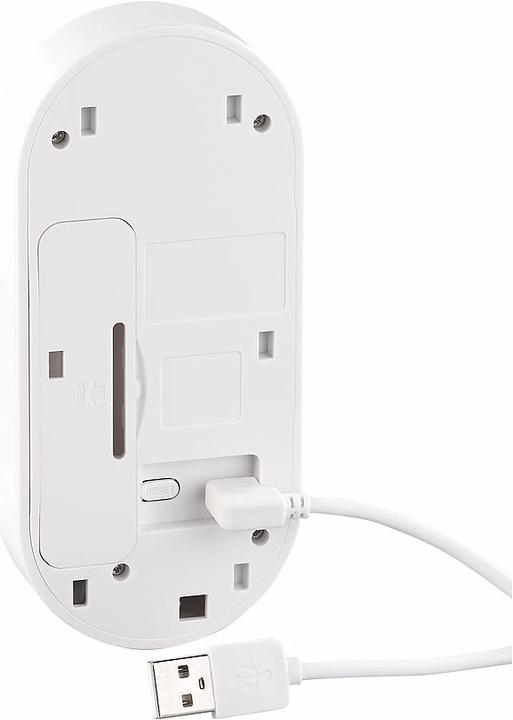 Produktbild Somikon WLAN-HD-Video-Türklingel mit App, Gegensprechen, 156°-Bildwinkel und Akku (WLAN)