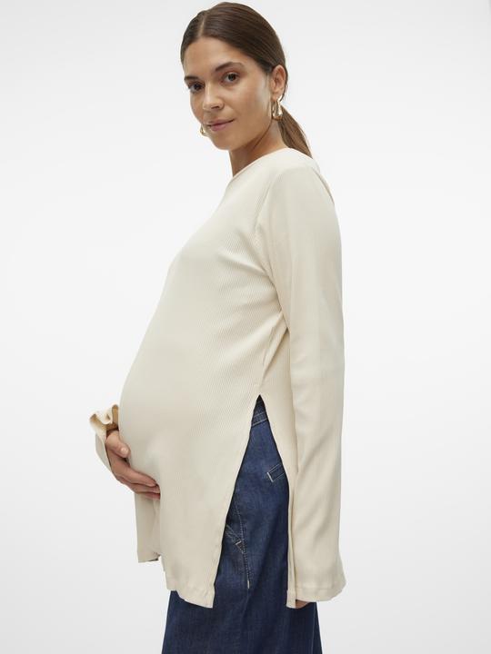 Actual product image Mamalicious Round neck tunic blouse (M)