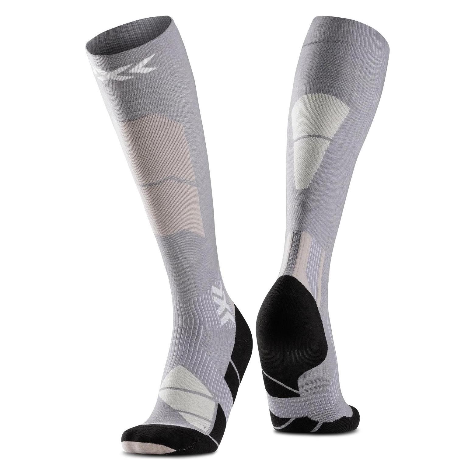 X-Socks, Damen, Sportsocken, Ski Perform Merino Otc (42 - 44), Grau
