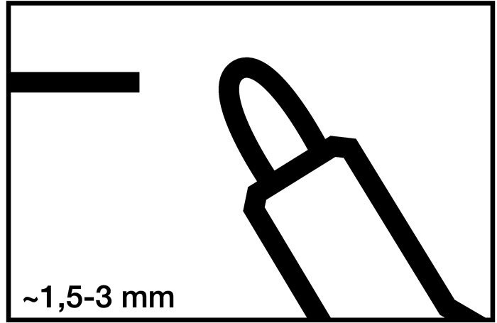 Produktbild Edding 250 (Blau, 3 mm, 1 x)