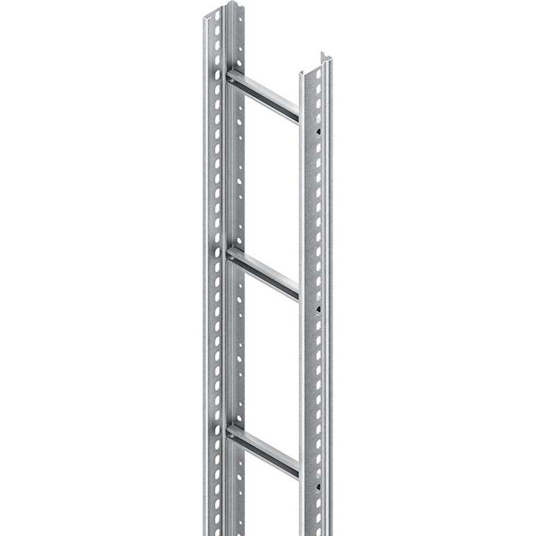 Niedax NIE STL60.503/3 Steigetrasse 60x500x3000 Sprossenabstand 300mm 1 kN, Elektronikzubehör + Gehäuse, Silber