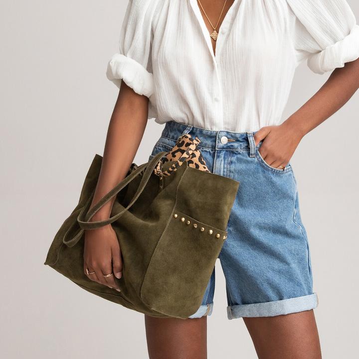 Produktbild La Redoute Collections Shopper aus weichem Leder