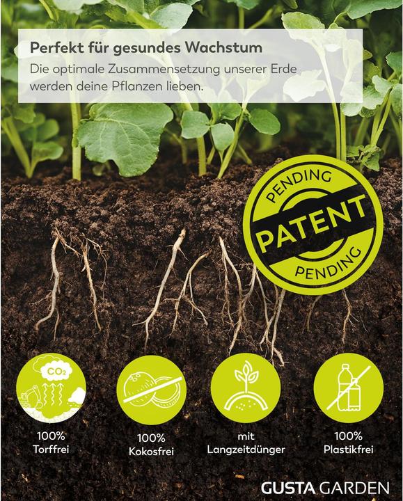 Produktbild Gusta Garden Pelletierte Quellerde 4.6 kg