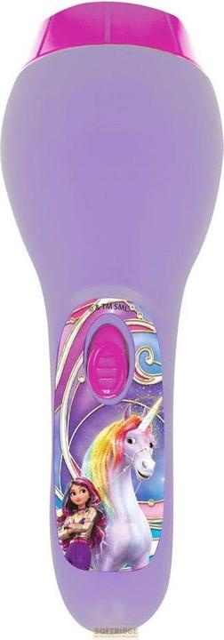 Actual product image Unicorn Academy projection flashlight with 4 different projection themes