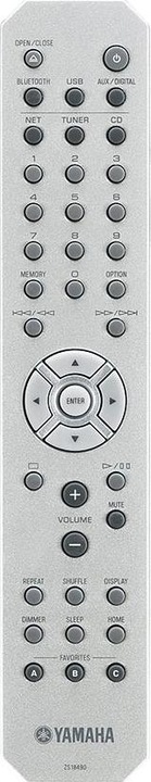 Image du produit Yamaha Mcr-N870dab (Lecteur de CD, WiFi, Bluetooth, Multiroom, Airplay, Spotify Connect, 2x 70 W)