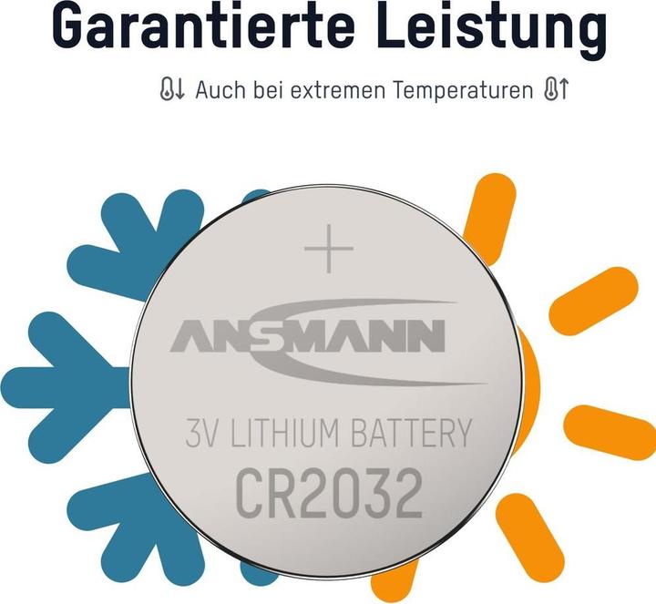 Immagine prodotto Ansmann Cr2032 (1 pz., CR2032, 245 mAh)