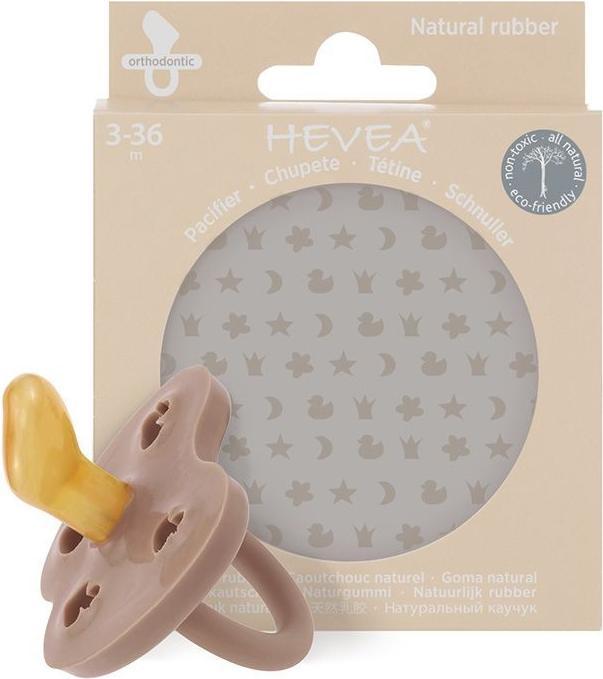 Actual product image Hevea Natural rubber soother, Sandy Nude, orthodontic (1 x, from 3 M.)
