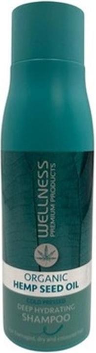Wellness Premium Products Organic Hemp Seed Oil Curl Defind Cream 500ml - Hemp (500 ml, Flüssiges Shampoo)