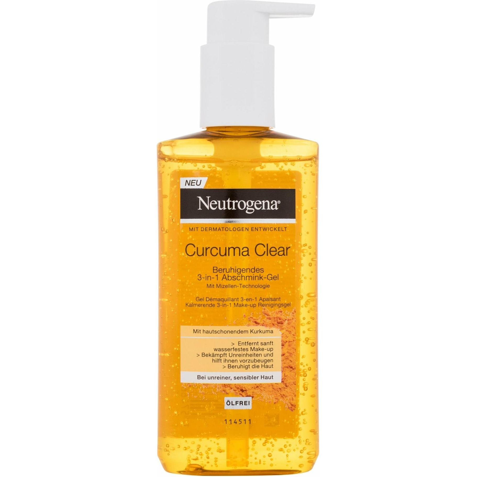 Neutrogena, Gesichtsreinigung, Curcuma Clear Micellar Gel 3-in-1 (Gel, 200 ml)