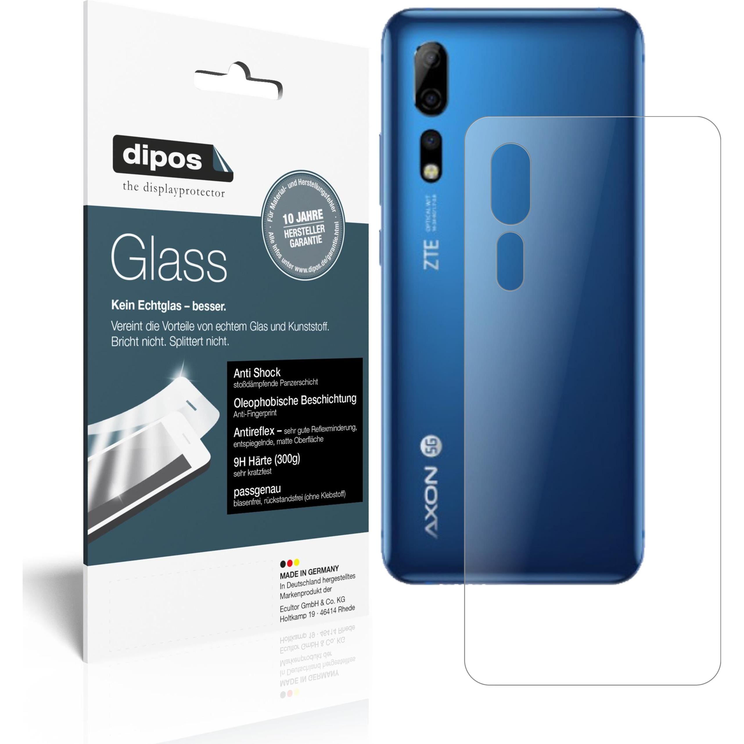 Dipos Displayschutz Anti-Shock (1 Stück, ZTE Axon 10 Pro), Smartphone Schutzfolie, Transparent