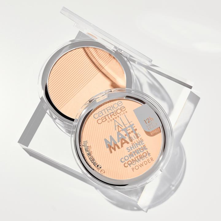 Actual product image Catrice Powder All Matt Plus Shine Control 030 Warm Beige (030 Warm Beige)