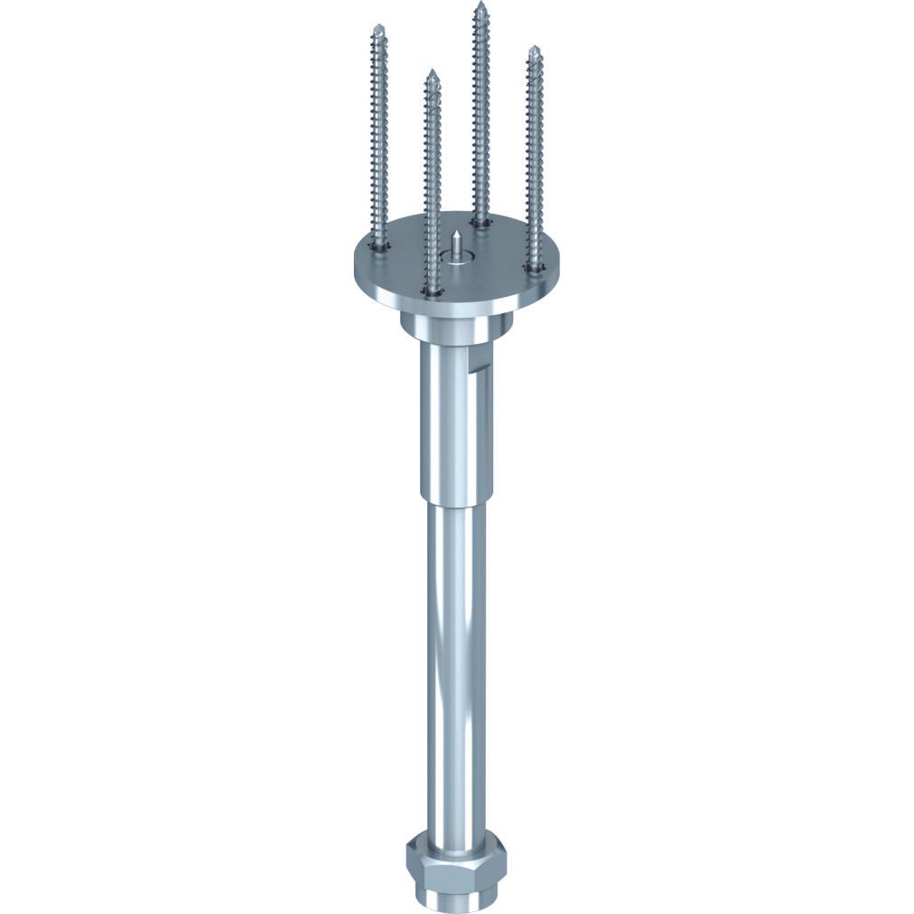 Sihga, Baubeschläge + Holzverbinder, Stützenfüsse Herakulix M (Stützenfuss, 1 Stk.)