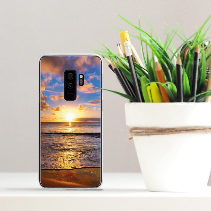 Actual product image DeinDesign Silikon Hülle für Samsung Galaxy S9 Plus Duos Handyhülle Case Smartphone Schutzhülle Meer (Samsung Galaxy S9+)