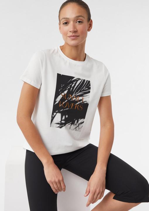 Produktbild Comma T-Shirt T-Shirt aus Baumwollmix mit Artwork (36)