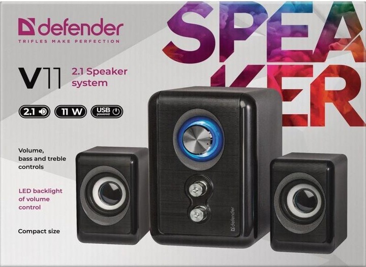 Actual product image Defender V11 Computer Speakers (65111)