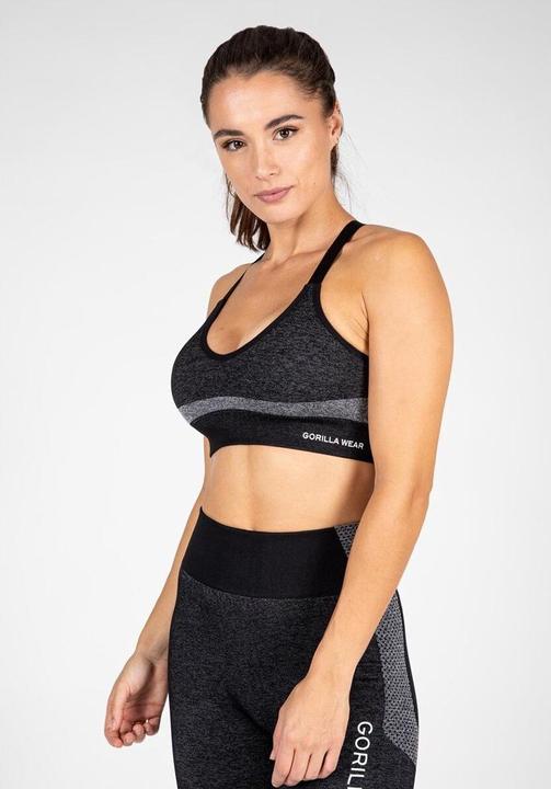 Actual product image Gorilla Wear Selah Seamless Sports Bra - black (XS)