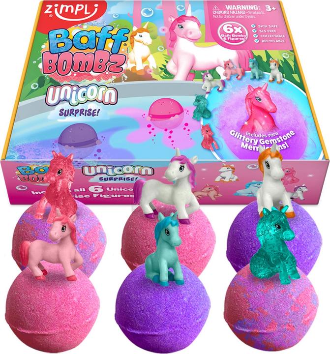 Produktbild Zimpli Kids Einhorn-Überraschung Baff Bombz (Badekugeln)