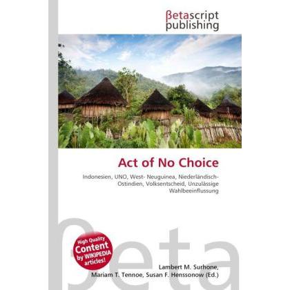 Act of No Choice, Fachbücher