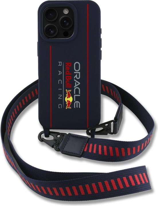 Actual product image Red Bull RBHMP16X24SISOLRV iPhone 16 Pro Max 6.9" hardcase Silicone Strap and Vertical Logo MagSafe (Apple iPhone 16 Pro Max)