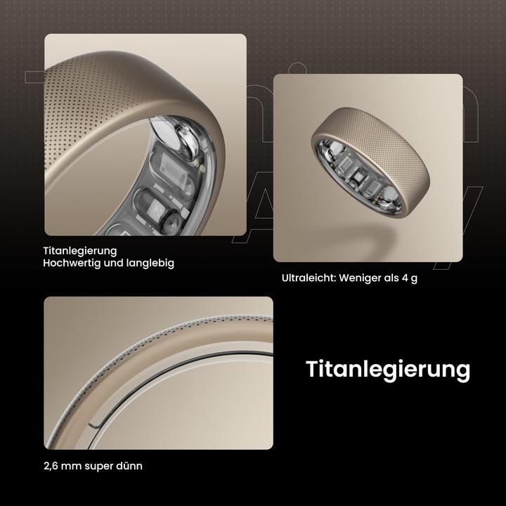 Produktbild Amazfit Helio Ring 8 Sport (8, Titanium)