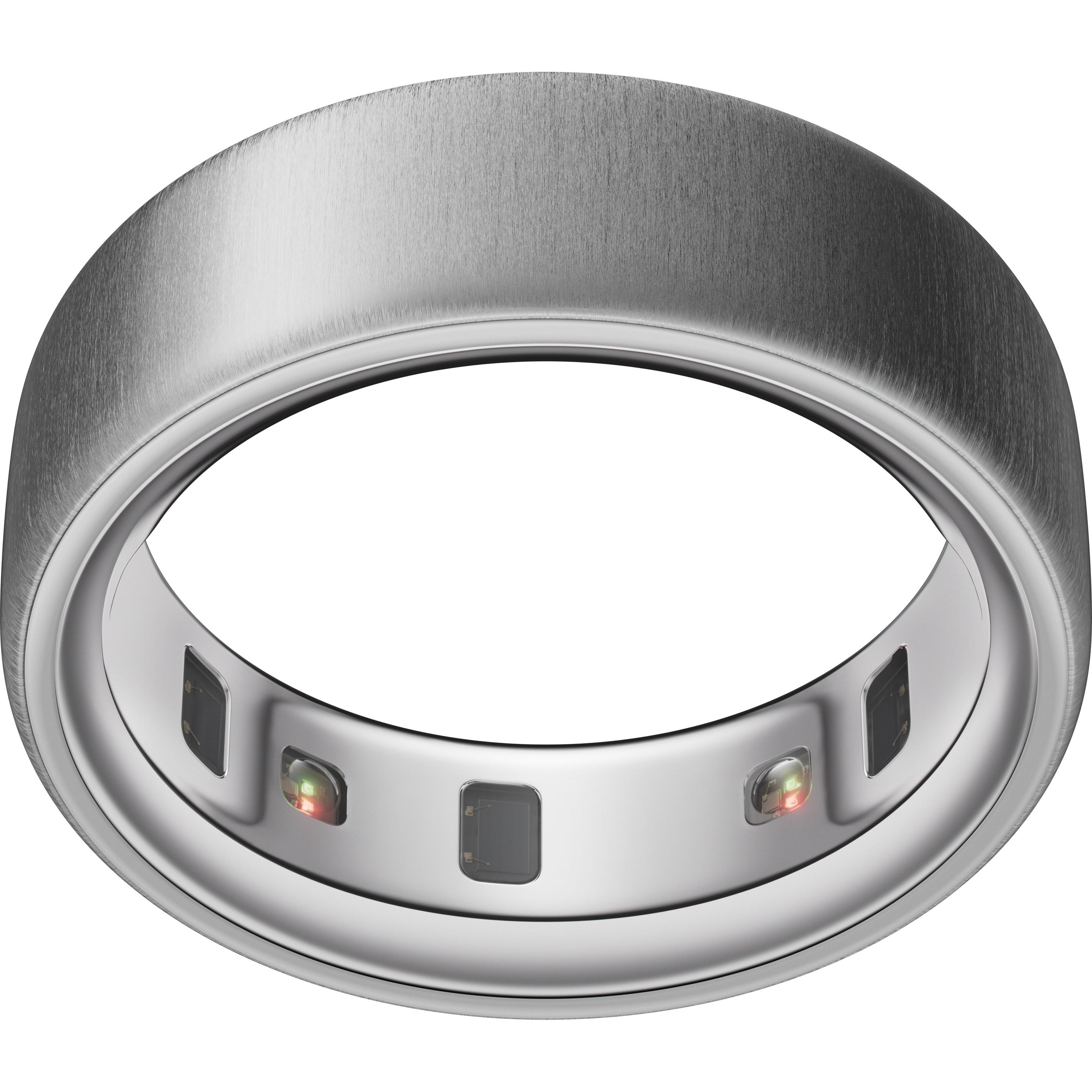 Thumbnail - Oura Ring 4 (4, Brushed Silver), Smart Ring, Silber