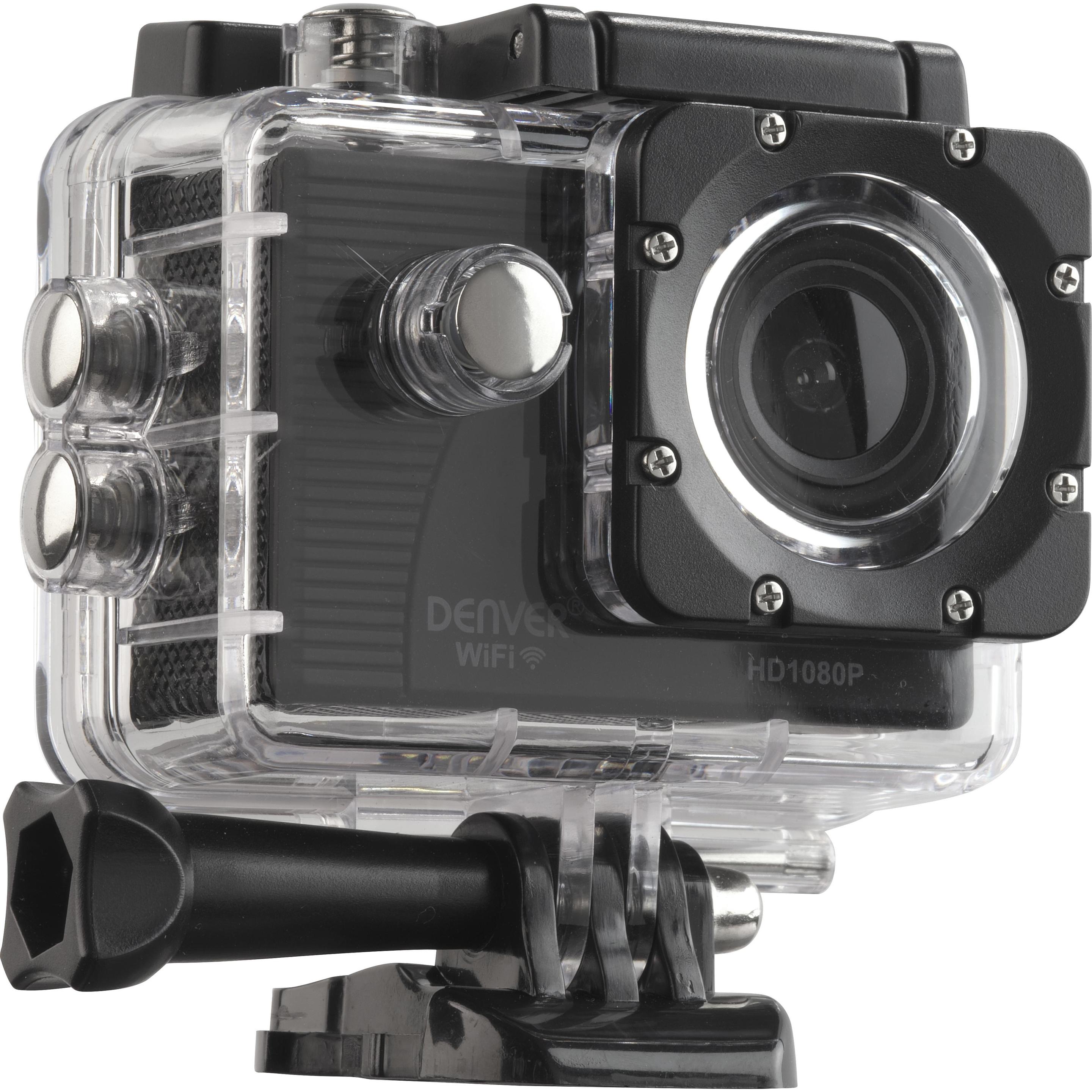 Denver ACT-5051W Action-Kamera (30p, Bluetooth), Action Cam, Schwarz